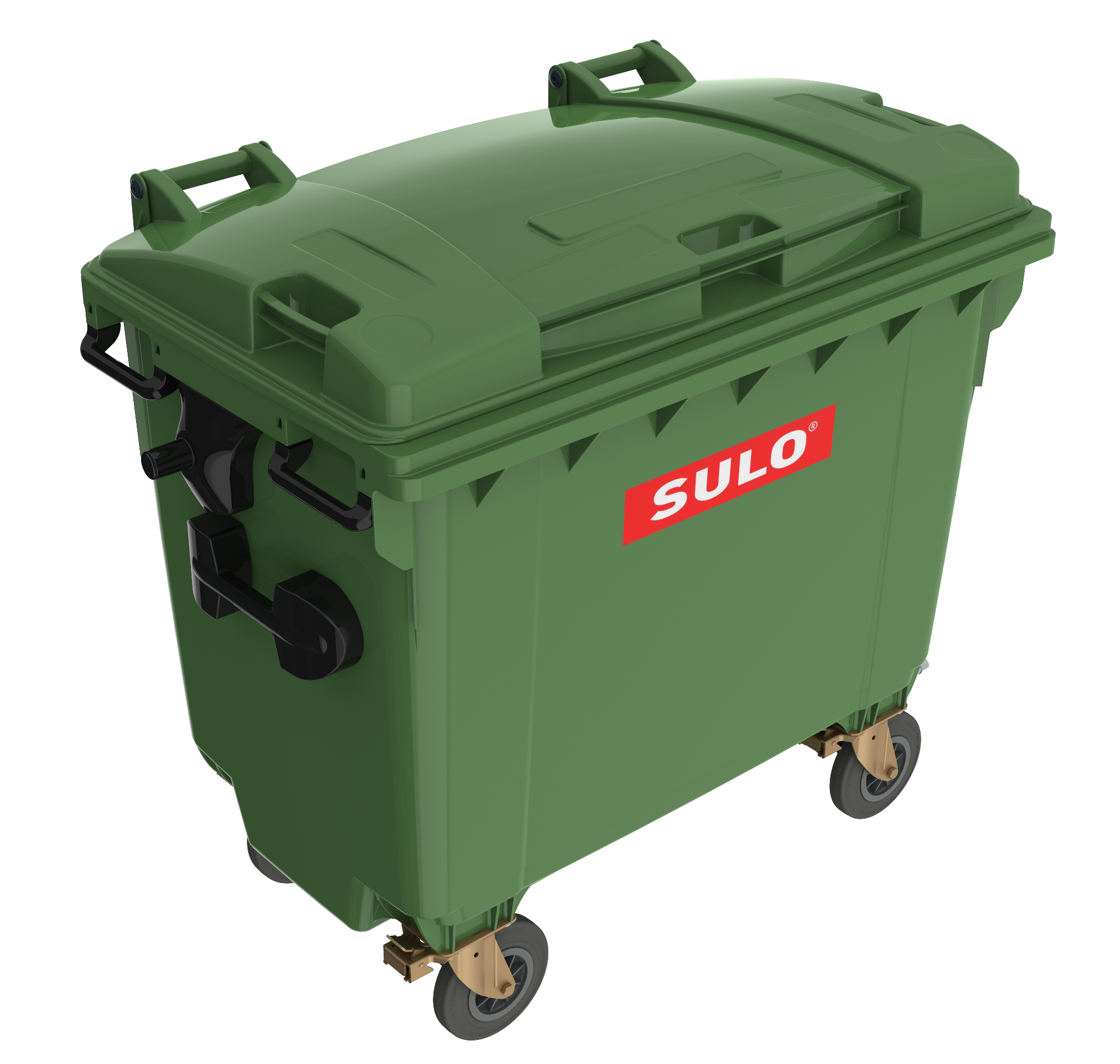 Conteneur à déchets 4 roues 660 litres Sulo